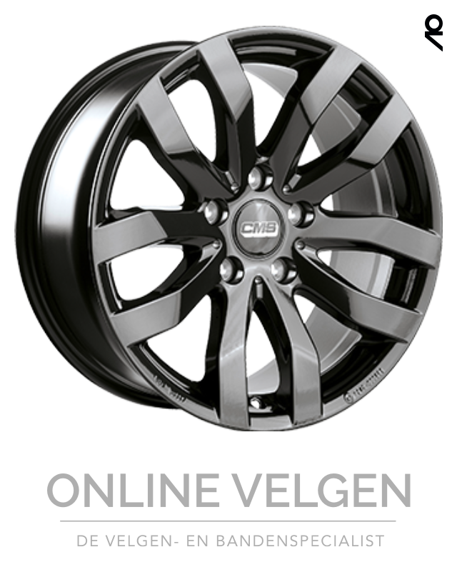C22 Zwart Glans 15 inch | Online Velgen